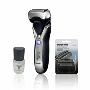 Электробритва Panasonic ES-RT77-S520-AS2 с дополнительным комплектом из сеточки WES-9087Y-1361 и маслом WES-8196X-7911